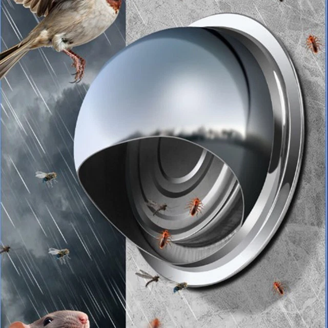 Clapet anti-retour pour conduit de ventilation de 100mm