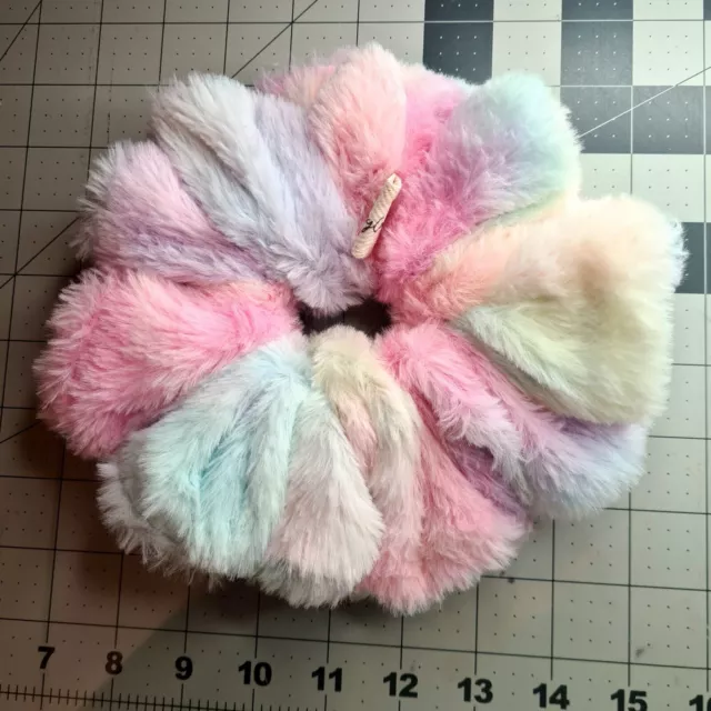 Fluffy Hair Elastic Scrunchies Hair Accessories Ponytail Hair Tie Bands Color 2