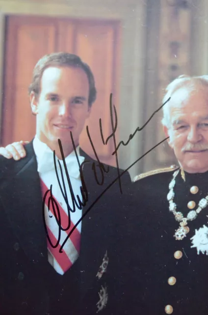 Beautiful Portrait Signed D'Albert II Monaco, With Rainier