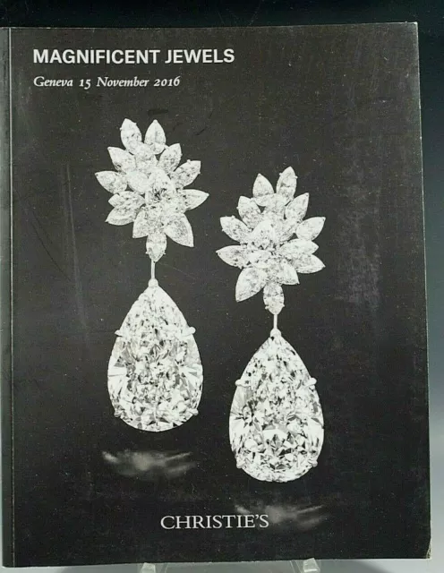 Christie's Auction Catalog Magnificent Jewels Book Geneva 11/15/2016