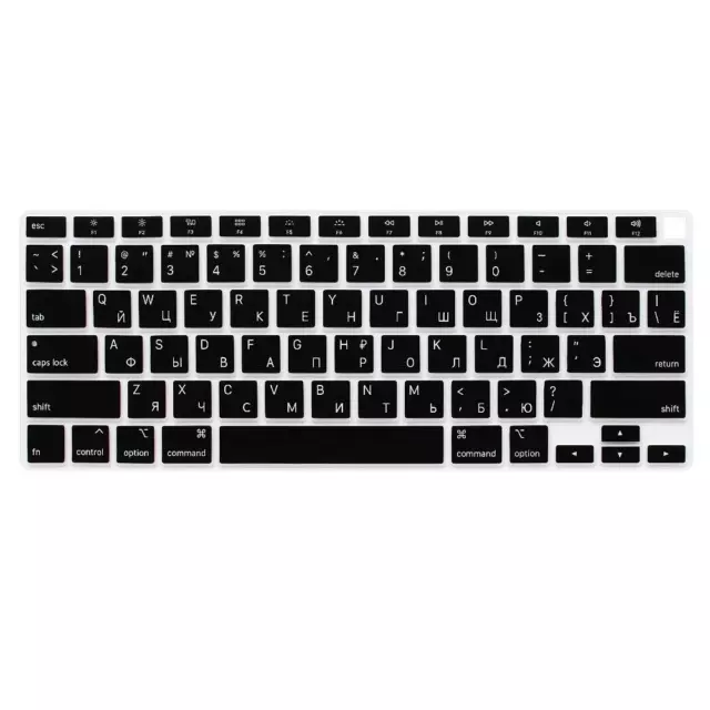 Russian Ultra Thin Silicone Keyboard Cover Skin for 2021 2020 MacBook Air 13 ...