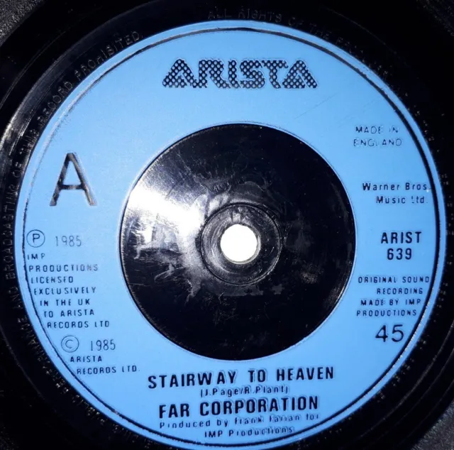 Stairway To Heaven  - Far Corporation 7" Vinyl Single In VGC
