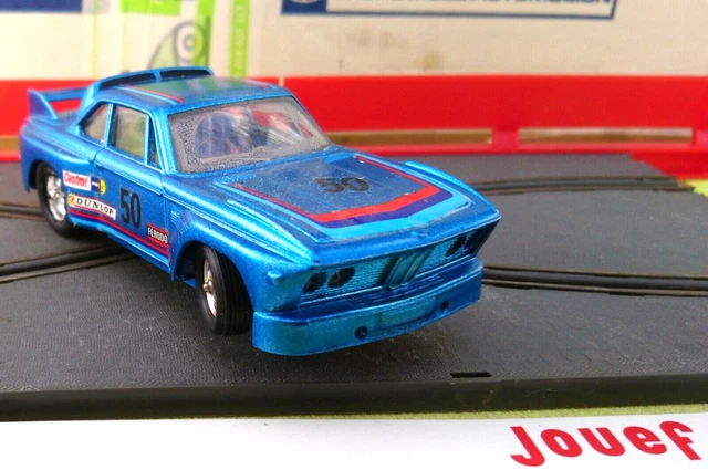VOITURE CIRCUIT JOUEF Superbe Bmw 3L Csl Bleu Metal Deco D'origine Etat ...