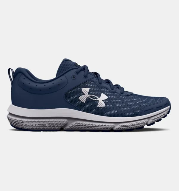 Under Armour Men's UA Charged Assert 10 Running Shoes Blue/White