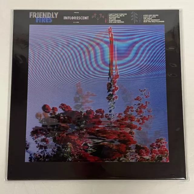 Friendly Fires - Inflorescent | Lenticular Cover LP Limited Clear Vinyl Record