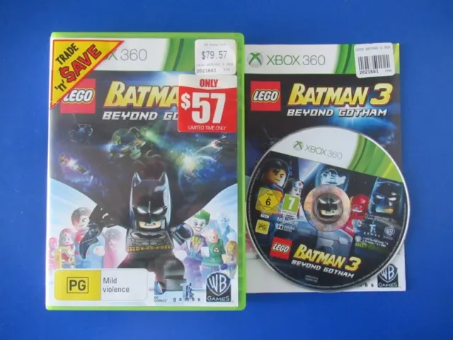 LEGO Batman 3: Beyond Gotham - Microsoft Xbox 360 Games PAL AUS
