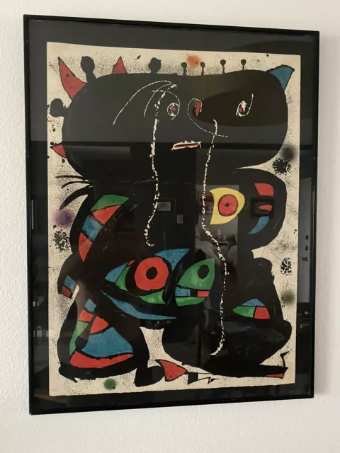 Joan Miró Hand lithograph hand signed Artist Proof