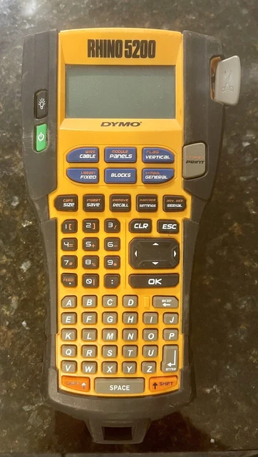 DYMO Rhino Industrial 5200 Label Maker Printer No Media, No Batteries