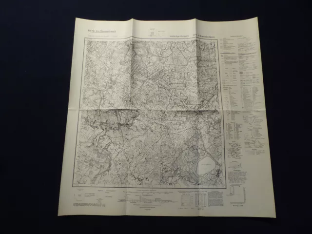 Landkarte Meßtischblatt 0697 Ackmonischken, Kreis Heidekrug, Ostpreußen, 1940