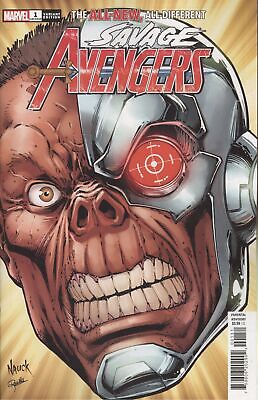 Savage Avengers #1 Nauck Headshot Variant Vf/Nm Marvel Hohc 2022