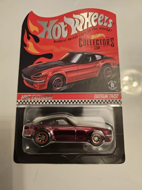 Hot Wheels RLC Datsun 240Z Red HWC Exclusive #4739/6500 Red Line Club