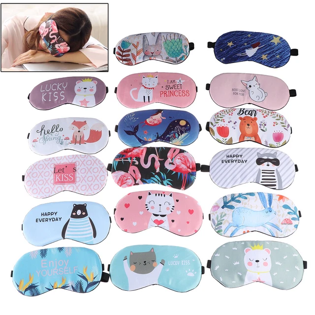 1* Máscara creativa de algodón para los ojos ayuda para dormir parche para los ojos máscara para dormir ojos masAGUL