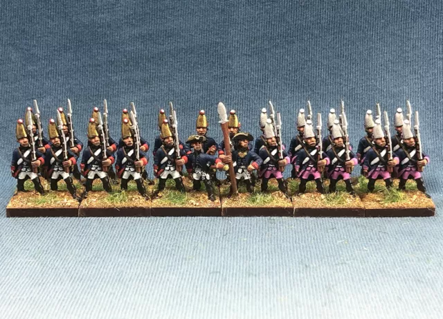 15mm SYW Seven Years War WGS painted Prussian 37/40 Manteuffel Grenadiers PA34