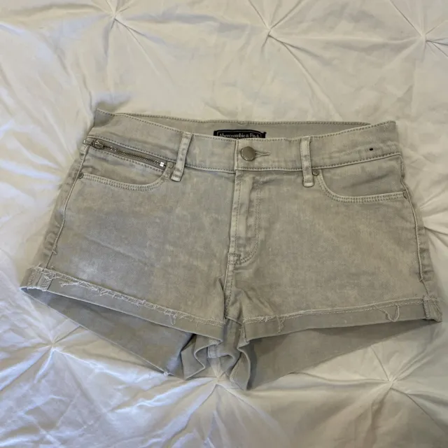 abercrombie fitch jean shorts