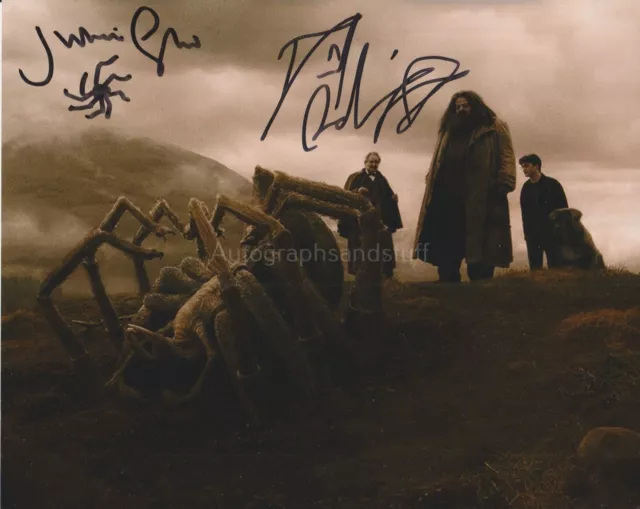 Daniel Radcliffe & Julian Glover Hand Signed 8x10 Photo Autograph Harry Potter