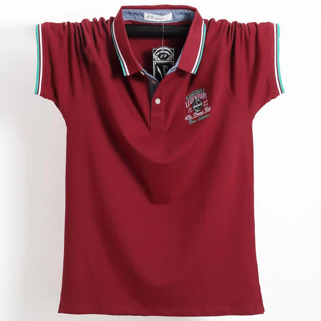 Men's Premium Cotton Slim Regular Button Up Short Sleeve Breathable Dress TShirt