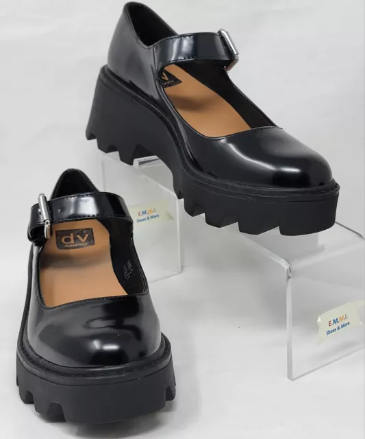 DOLCE VITA PLATFORM Loafers Black Mary Janes Women's Size 6 New $52.20 ...