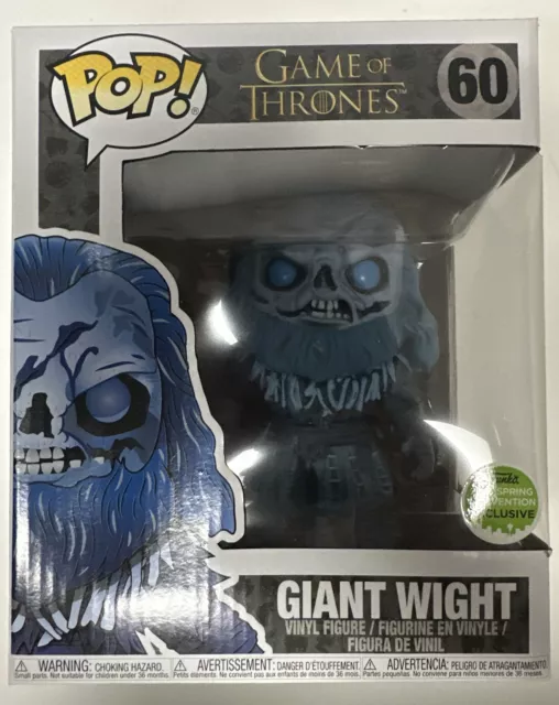 *Damaged* Funko Pop Vinyl 6" Game of Thrones Giant Wight 60 ECCC Exclusive