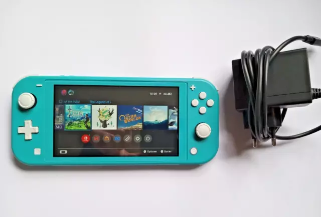 Nintendo Switch Lite türkis in Originalverpackung (32GB Handheld-Spielekonsole)