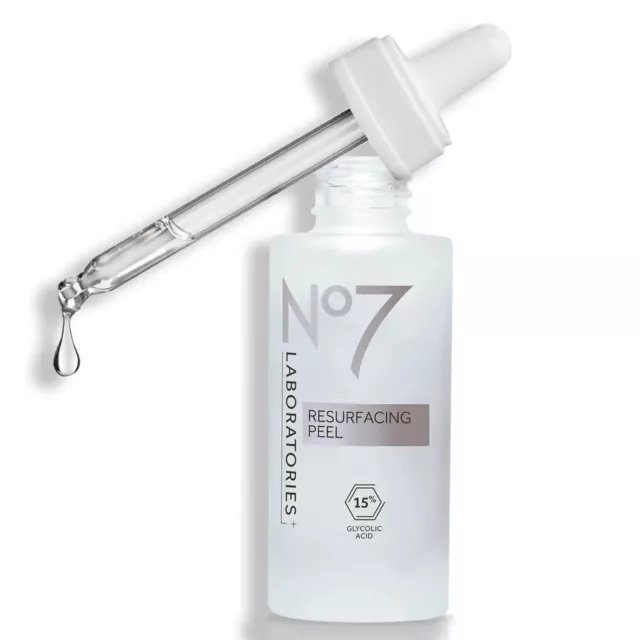 Peeling de rejuvenecimiento genuino No7 Laboratories para una piel más suave (30 ml/1 FL oz), Reino Unido 2