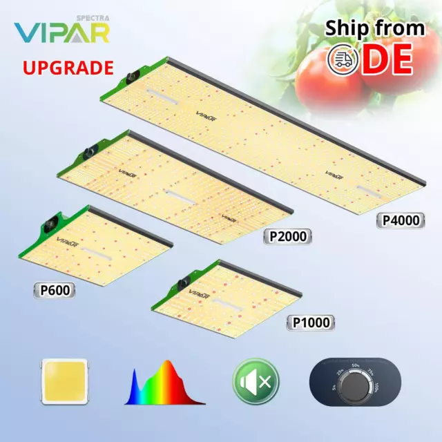 Lámpara de plantas de espectro completo VIPARSPECTRA P600 P1000 P2000 LED Grow Light Veg IR