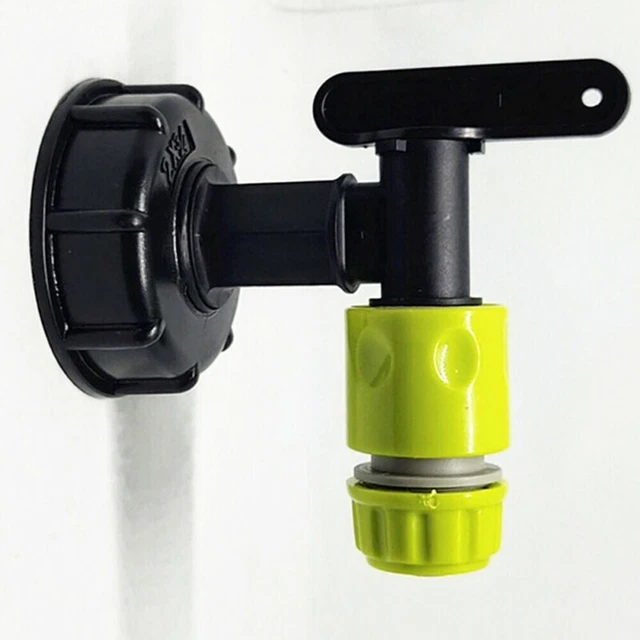 Adaptateur De Réservoir IBC S60x6 - Sortie 20/25/32 Mm, Filetage BSPF - Pour Raccordement Tuyau D'arrosage, Récupération D'eau - 12