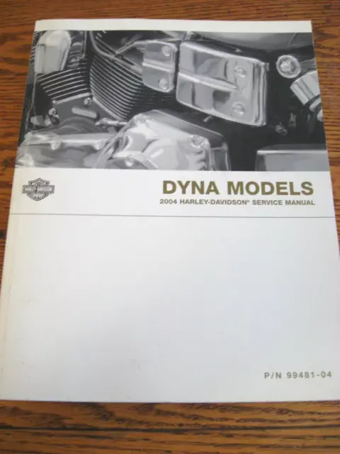 2004 Harley-Davidson Dyna Service Manual Catalog FXDX FXD CONV FXDL FXDWG Xlnt