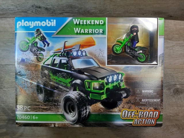 Playmobil 70460 Véhicule Tout Terrain Et Moto Cross