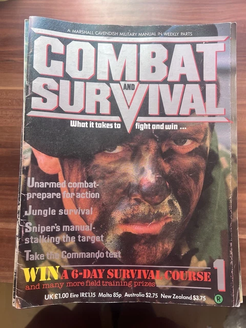 COMBAT SURVIVAL MAGAZINE 1-100 Full Complete Army 1988-1989 Military ...