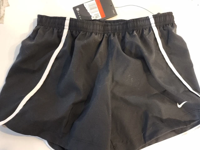 Nike Dri Fit Black Sprinter Shorts Girls Large Standard Fit Elastic Waistband