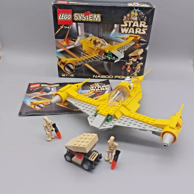 LEGO SET 7141 Star Wars Episode 1 Naboo Fighter 1999 Mit OVP Und BA 