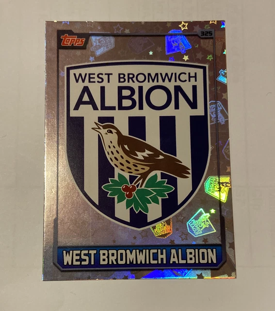 West Bromwich Albion FC Abzeichenkarte - Topps Match Attax