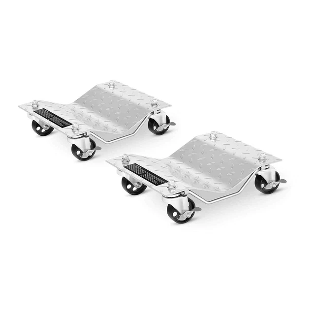 Carrello Idraulico Di Posizionamento Cric Sollevare Auto 680 Kg 12 Pollici 2 Pz
