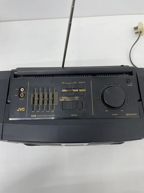 JVC PC-V88 PORTABLE Component System Boombox 3D Hyper Bass Ghetto ...