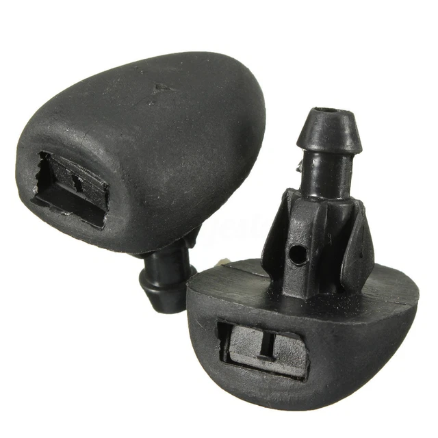 2X Front Windscreen Water Mist Washer Nozzle Spray Jets For Peugeot 207 306 307
