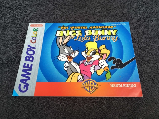 NOTICE NINTENDO GAME Boy Color Bugs Bunny & Lola Bunny HOL Excellent ...