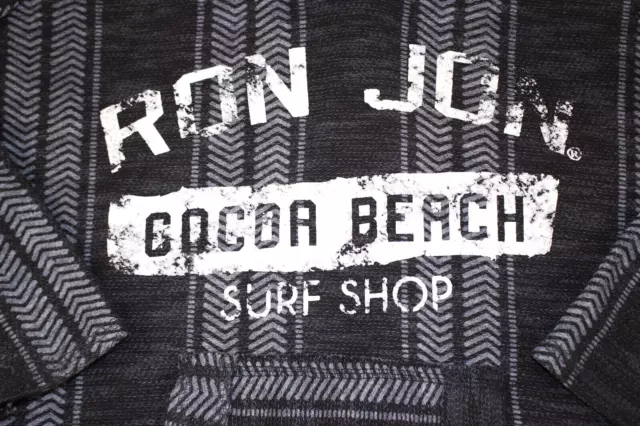 Ron Jon Surf Shop Cocoa Beach Womens Lightweight Hoodie Baja Poncho Style Gray S 2