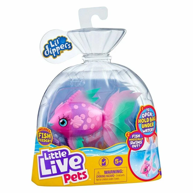 LITTLE LIVE PETS Lil' Dippers Series 2 Jewelette Swimming Fish Water