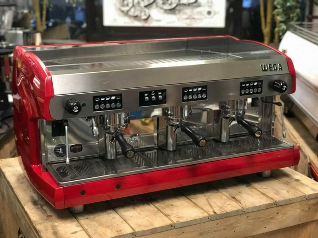 Wega Polaris 3 Gruppi Rossa Macchina Caffe' Espresso Caffe' Commerciale... 10