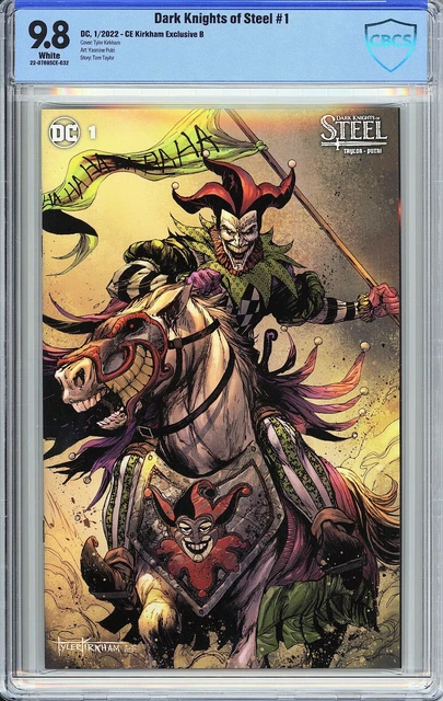 Dark Knights of Steel #1 Comics Elite Tyler Kirkham Minimal Exclusive - CBCS 9.8