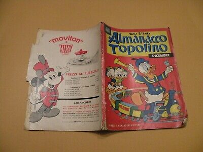 Almanacco Topolino 1963 N° 12 Mondadori Disney Originale Buono No Bollini