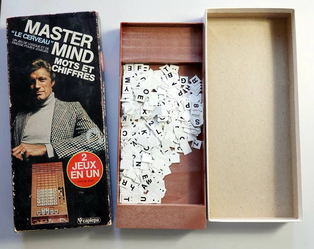 MASTER MIND MOTS et chiffres le cerveau 1976 vintage Capiepa B.L.A Memo ...