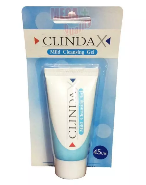 CLINDA X Mild Cleansing Gel Pure Clear Gel Reduce Formation Acne + Pimple 25g