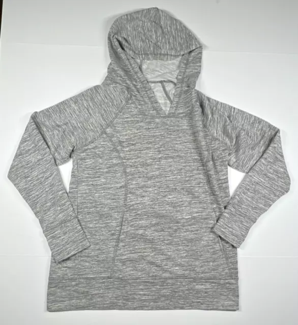 Danskin Now Women’s Size Large (12-14) Athletic Long Sleeve Pullover Hoodie Gray