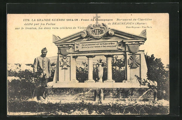 CPA Beauséjour, Monument du Cimetiere