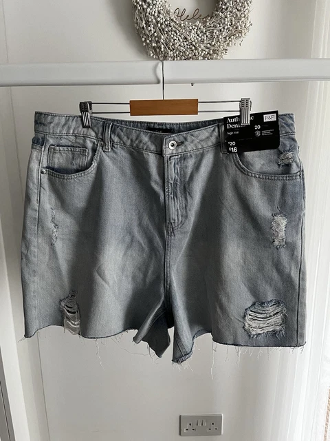 BNWT TESCO DENIM Shorts Size 20 2.99 PicClick UK