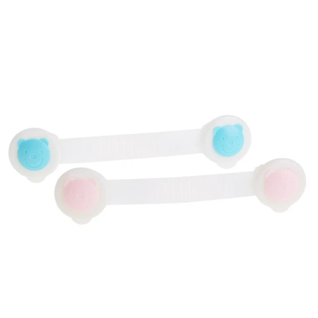 5Pcs Child Kids Baby Care Safety Security Cabinet Doors Drawer Locks Straps