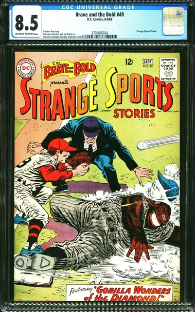 Brave and the Bold #49 CGC 8.5 -- 1963 -- Strange Sports Stories #3770896024