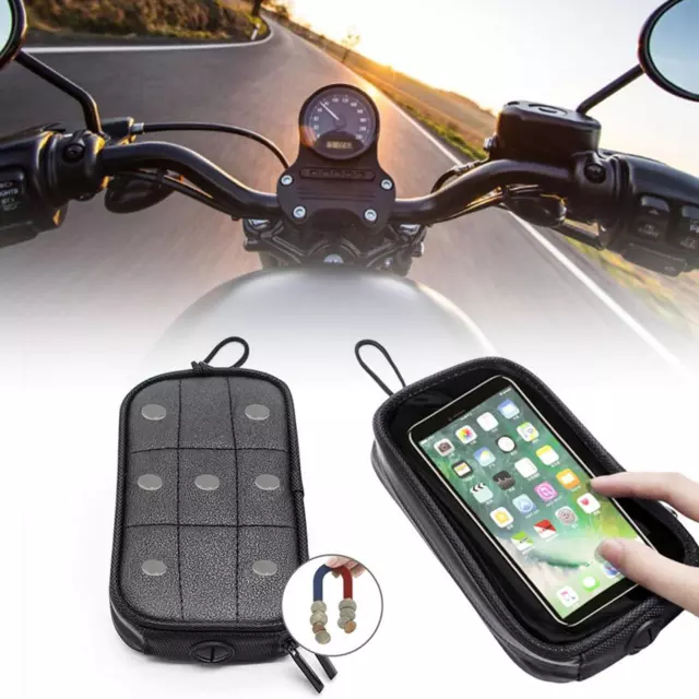 Magnetic Oil Bag Motorcycle Fuel Tank Bag Waterproof Holder Phone 2022 F O8N2