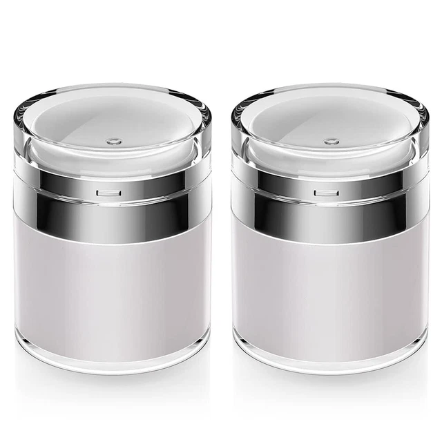 Airless Pump Jars Acrylic moisturizer Container with Pumpn
